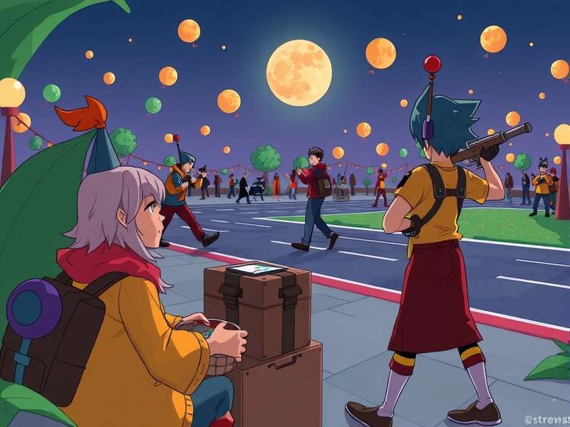 A group of diverse people playing board games together at a local event