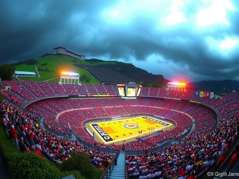 A competitive board game setup with intricate pieces on a digital table