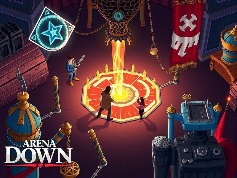 Board Game Arena server room visualization showing network nodes