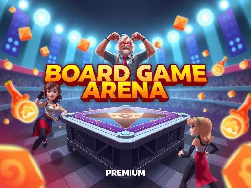 Infographic comparing Board Game Arena Free vs Premium features and value