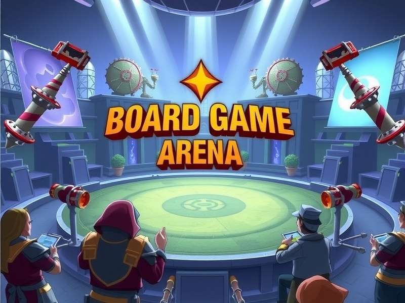 Board Game Arena iPhone app interface showing gameplay