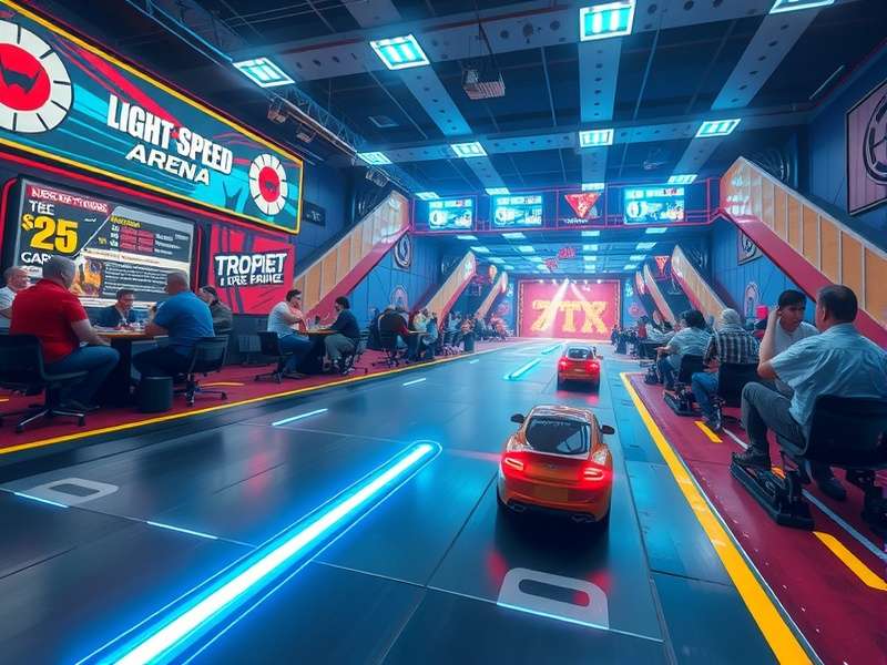 A diverse group of people playing competitive board games online on tablets and laptops