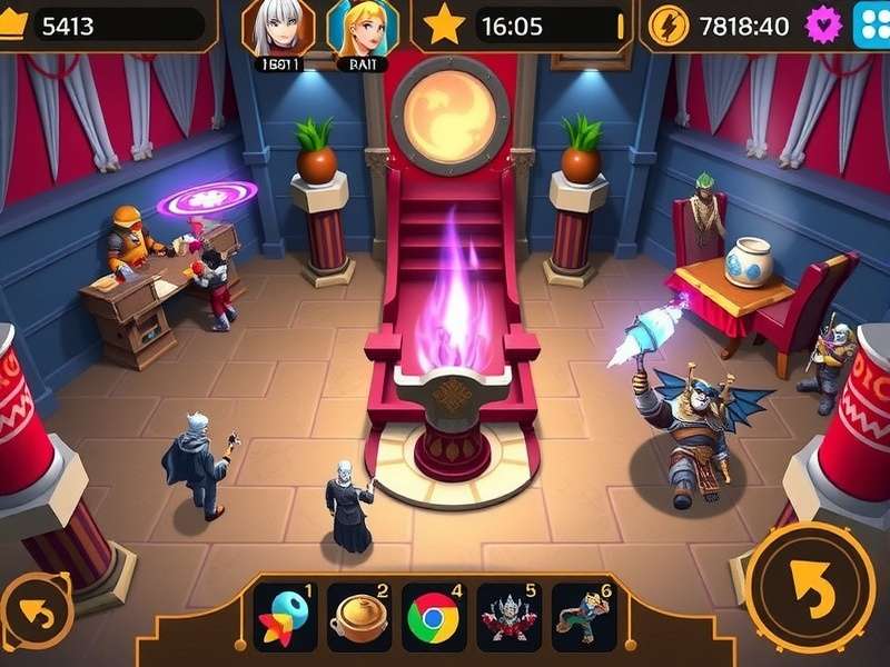 Board Game Arena Android app interface on multiple phone screens