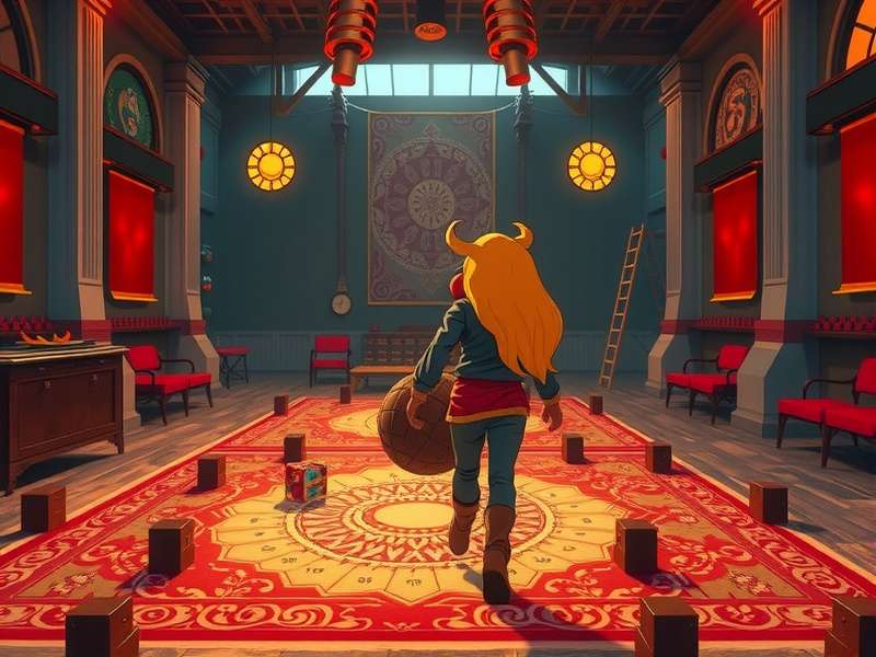 Friends playing board games together on tablets and laptops in a cozy living room