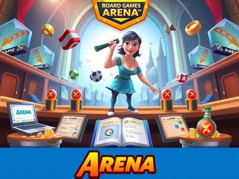 Board Game Arena interface showing multiple games in play