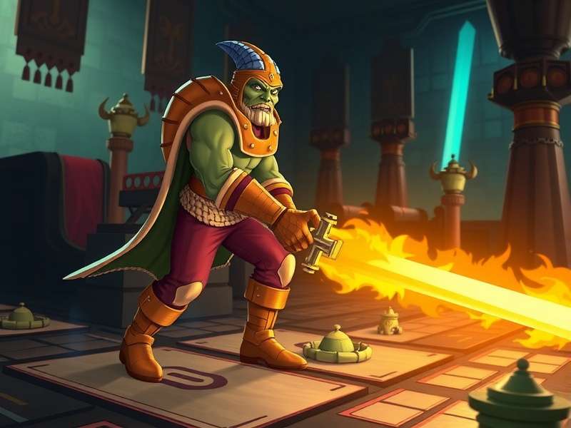 Screenshot of Clank! gameplay on Board Game Arena showing cards, board, and player areas