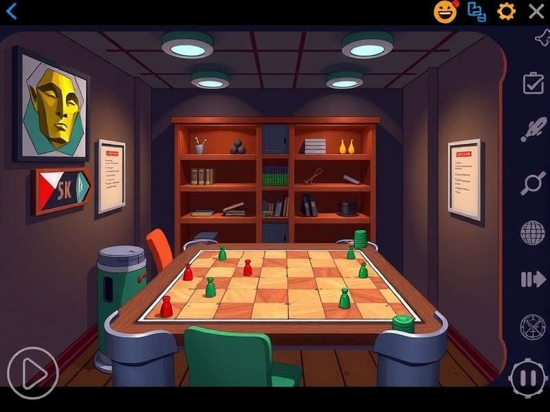 Digital board game interface showing multiple players interacting online