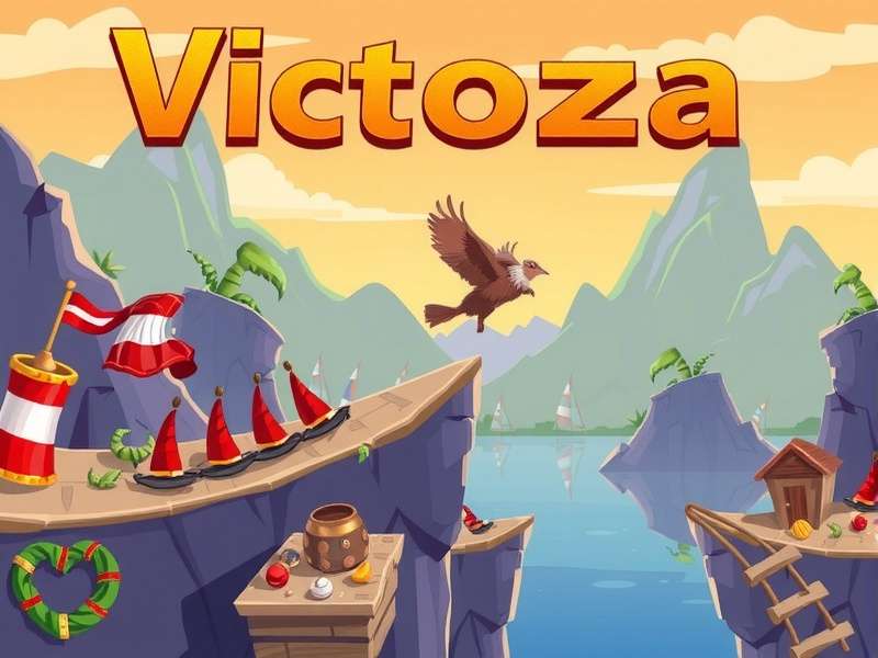 Victoza gameplay session on Board Game Arena showing the card-based conquest interface with players competing