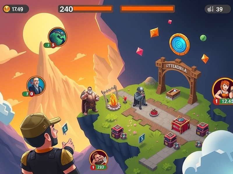 Board Game Arena digital tabletop interface showing multiple game sessions and player avatars