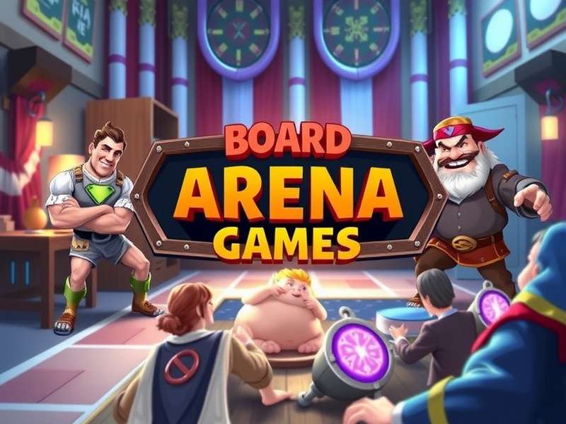 Board Arena Games community gathering around a digital board game table with players from around the world