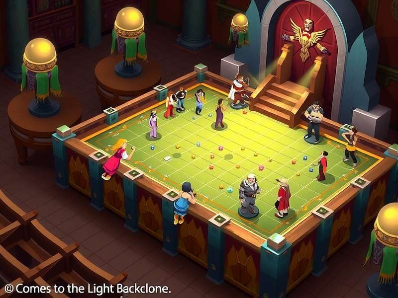 Board Arena community hub showing players competing in a digital board game tournament